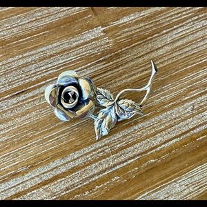 Vintage Sterling Silver Signed Brooch.